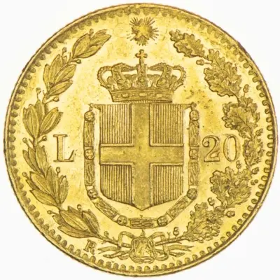 Italy 20 Lire Gold