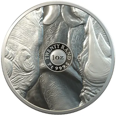 Big Five I - Rhino 1 Ounce Platinum