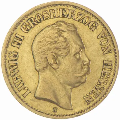 10 Mark 1872 H