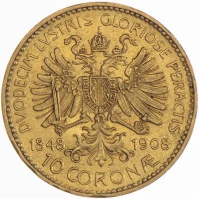 10 Kronen 1908 Regierungsjubiläum