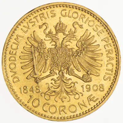 10 Kronen 1908 Regierungsjubiläum