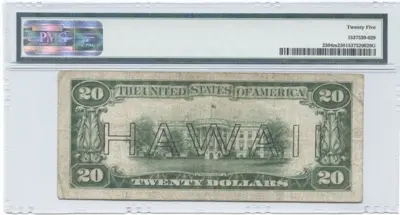 20 Dollars 1934 (Jackson) Hawaii Note