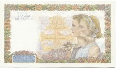 500 Francs 1941 (Allegorie des Friedens)