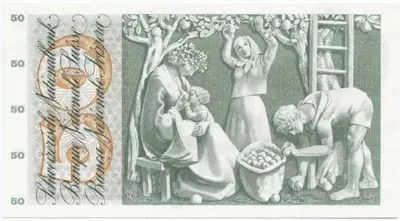 50 Franken 1968 (Mädchenportrait)