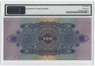 100 Schillinge 1925 (Frauenportrait)