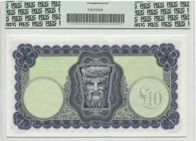 10 Pounds 1975 (Lady Hazel mit Harfe)