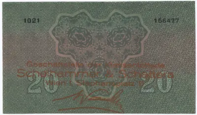 Los zu 6 und 18 Schilling 1934 (Lotterielos auf Donaustaat-Note)