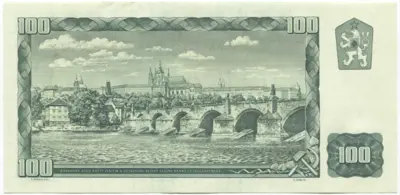 100 Korún ceskoslovenských 1961 (Industriearbeiter und Landarbeiterin)