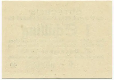 1 Schilling 1945 (Notgeld für Wiener Nahverkehr)