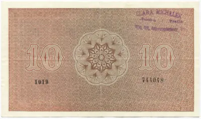 Los zu 3 Schilling 1931 (Lotterielos auf Donaustaat-Note)