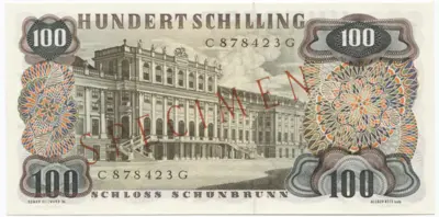 100 Schilling 1960 (Strauss) -MUSTER-