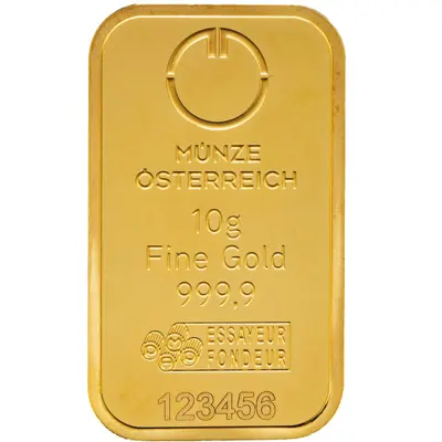 Austrian Mint Gold Bar 10 g