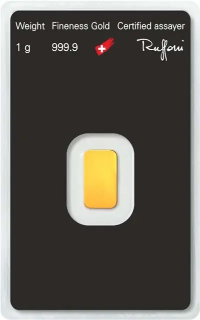 Argor-Heraeus Gold Bar 1 g