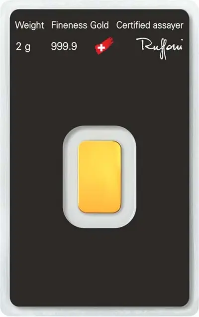 Argor-Heraeus Gold Bar 2 g