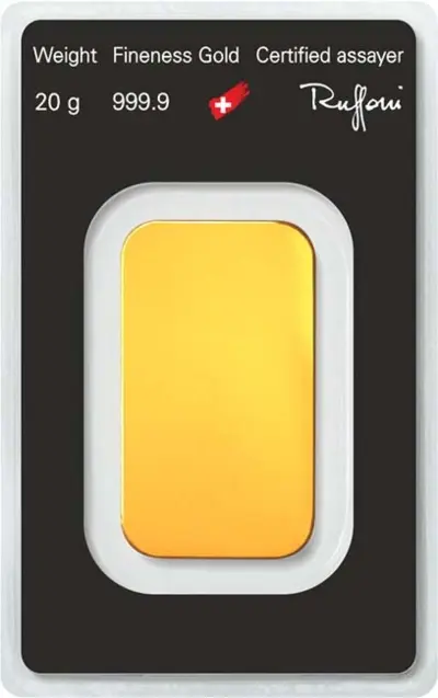 Argor-Heraeus Gold Bar 20 g