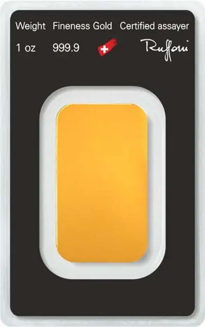 Argor-Heraeus Gold Bar 1 Oz
