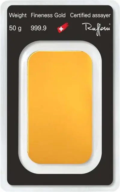 Argor-Heraeus Gold Bar 50 g