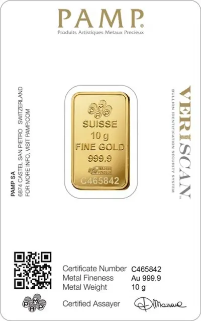 Pamp Fortuna Gold Bar 10 g