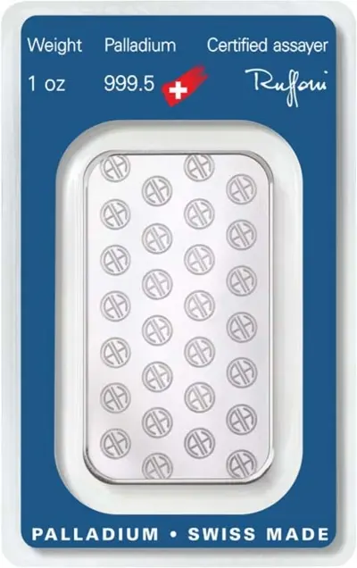 Argor-Heraeus Palladium Bar 1 Oz